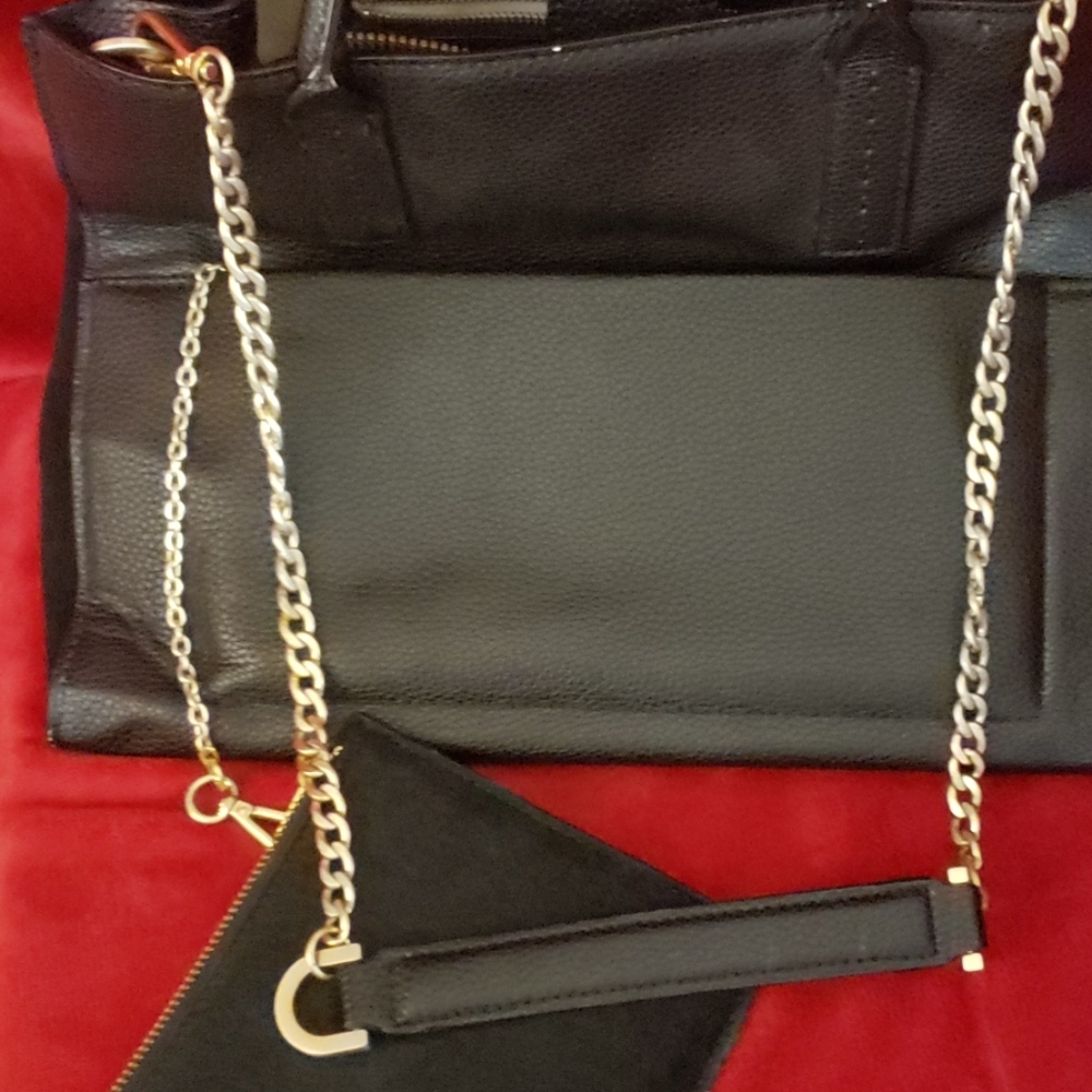 Black Leather purse